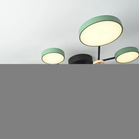 Потолочная люстра с пультом на штанге LED Lu Carte LC-11-1724