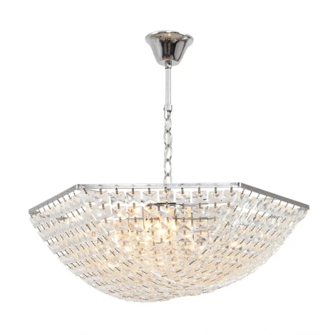 Люстра подвесная Lumion Amalia 8377/5 хром/прозрачный, металл/хрустал E27 5*60W 220V