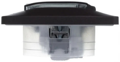 Розетка встраиваемая с заземлением, шторками и крышкой (алюминий) IP44 Systeme Electric Glossa GSL000348