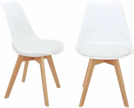 Комплект из 2-х стульев Bradex Home Eames Bon белый (FR 0023P)
