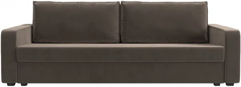 Диван прямой Лига-009 (Коричневый/Велюр) Лига Диванов арт.118044