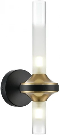 Бра Lumion Tamaresa 8112/2W черный/бронза/прозрачный, металл/стекло G9 2*30W 220V