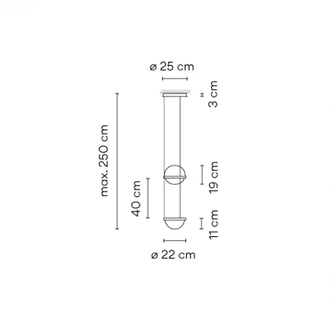 Подвесной светильник Palma Wall Lamp Шар + Вазон ImperiumLoft 22,93727 (168489-22) (220V, на тросе, шар)