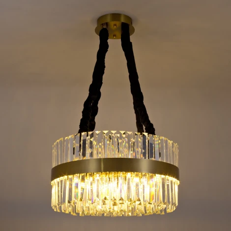 Подвесная люстра светодиодная хрустальная с регулировкой цветовой температуры Modelux MODELUX ML.005.600