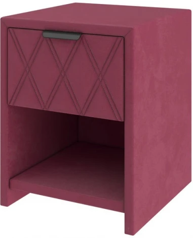 PROxSON Тумба Side (Ткань: Велюр Casa Винный) 44x45