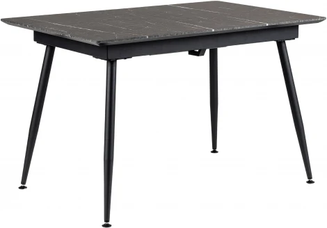 Стол R-Home Месси раздвижной 120-160 Темный мрамор/Бабочка
