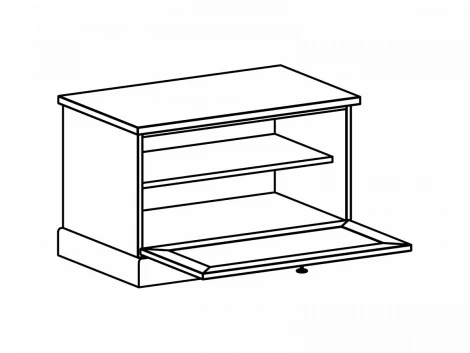 Тумба Caprio малая ОГОГО 463226 (серый)