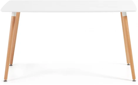 Стол обеденный La Forma (ex Julia Grup) Wad (Белый/ МДФ,Дерево,Бук,Обработанная древесина)