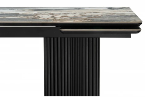 Кухонный стол Woodville Адажио (Металл,Керамика/Черный) арт.621183