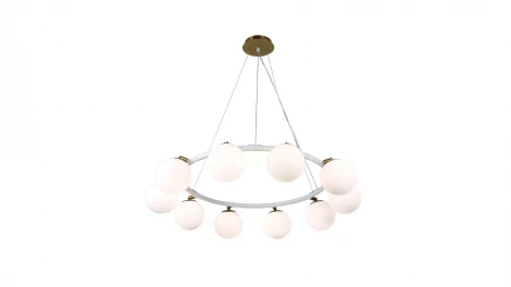 Подвесной светильник Lumina Deco Modica  LDP 6032-10 WT+MD