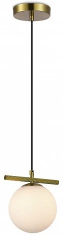 Подвесной светильник iLamp Golden 2134-1 BR (220V, на проводе, шар)