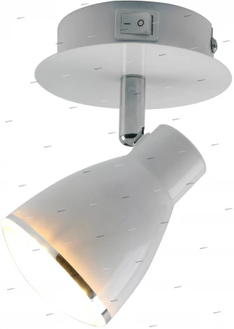 Спот Arte Lamp Gioved A6008AP-1WH (LED, 220V, выключатель, круглые)