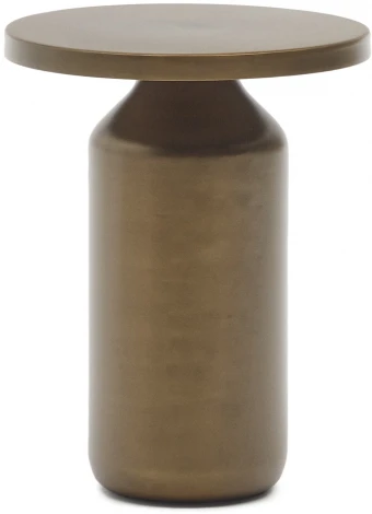 Журнальный стол La Forma (ex Julia Grup) Liuva (Матовый,Медный/ Металл)