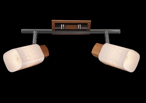 Спот Eurosvet 20029 20029/2 хром / светлое дерево