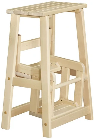 Табурет- стремянка лак от фабрики Mebelik
