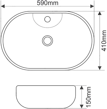 Раковина Melana MLN-7734
