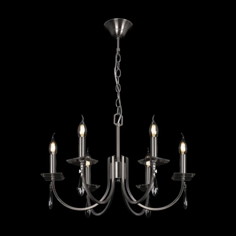 Подвесная люстра Forte FR1006PL-06N (220V, на цепи, свеча)