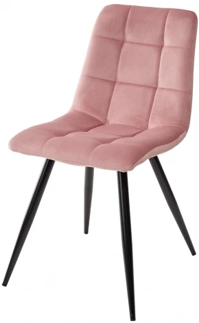 Обеденный стул M-City TERAMO UF910-07 PINK, велюр