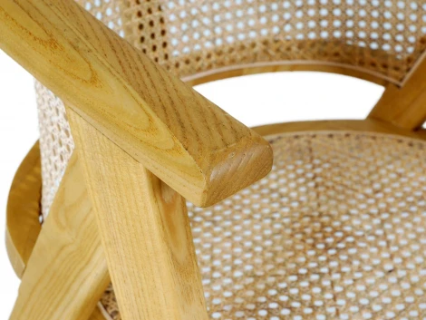 Комплект стульев Teve 2 шт. ОГОГО Обстановочка! 966319 (Массив,Дерево,Ротанг/Бежевый)