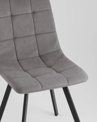 Стул Одди Original Square велюр серый (набор 4 шт) Stool Group УТ000042521
