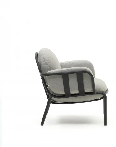 Кресло из ротанга La Forma (ex Julia Grup) Joncols (Серый/ Пенополиуретан)