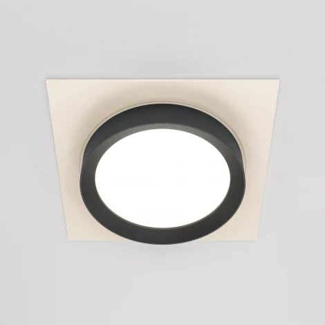 Встраиваемый светильник Hoop GX53 1x15Вт Maytoni Technical DL086-GX53-SQ-WB (220V, круглые)