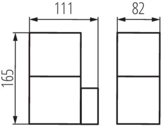 Настенный светильник уличный Kanlux VADRA 29010 (220V, IP44)