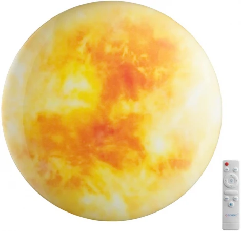 Настенно-потолочный светильник Sonex Sun 7726/EL пластик/мульти LED 70Вт 3000-6000К D500 IP43 пульт ДУ (220V, круглые)