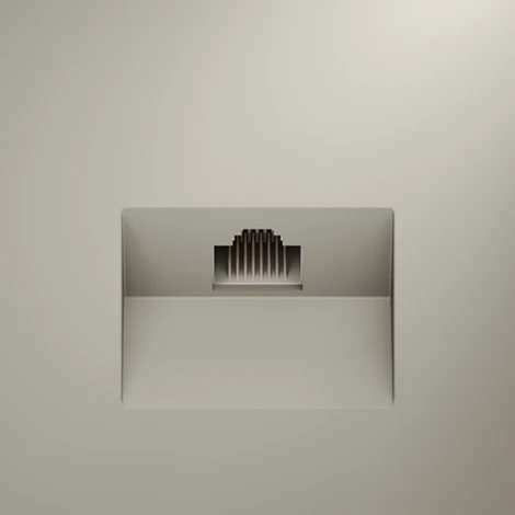 Розетка Ethernet RJ-45 (кашемир) Voltum S70 VLS060103