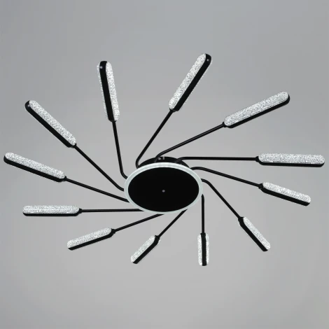 Потолочная люстра светодиодная с пультом с регулировкой цветовой температуры и яркости Reluce 87290-0.3-12 BK