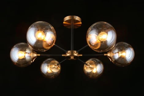 Потолочная люстра на штанге Aployt Beta APL.909.07.06 (220V, шарики)