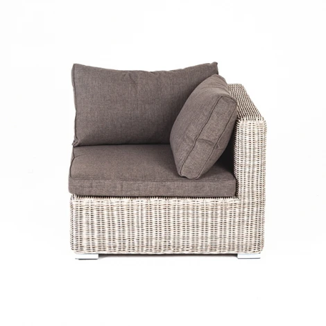 Модуль диванный угловой с подушками, цвет бежевый 4SIS Лунго YH-C1031W beige