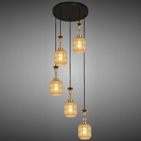 Подвесной светильник Reluce 02003-0.9-05 AMBER (220V, на проводе)