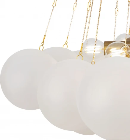 Потолочная люстра на штанге Fiesta FR5231PL-06BS Freya (220V, шарики)