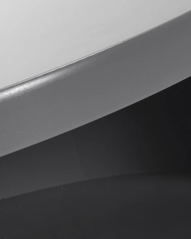 Журнальный стол La Forma (ex Julia Grup) Kurb (Серый/ Фанера,Дерево,Каучук,МДФ)