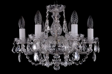 Подвесная люстра Bohemia 1406 1406/6/141/Ni/Leafs