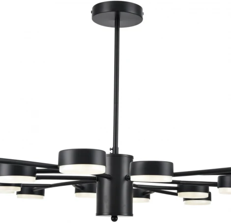 Потолочная люстра на штанге Lumion Torina 8117/18 черный, металл LED GX53 18*7W 220V