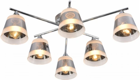 Потолочная люстра на штанге Reluce 01271-0.3-06 CR (220V)