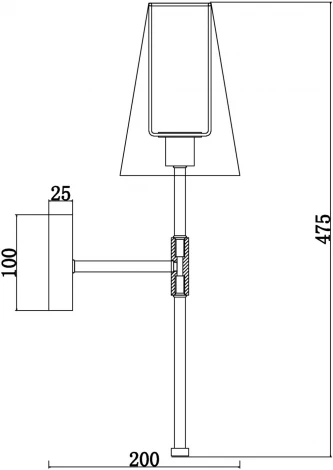 Бра Freya Tida FR5196WL-01BBS