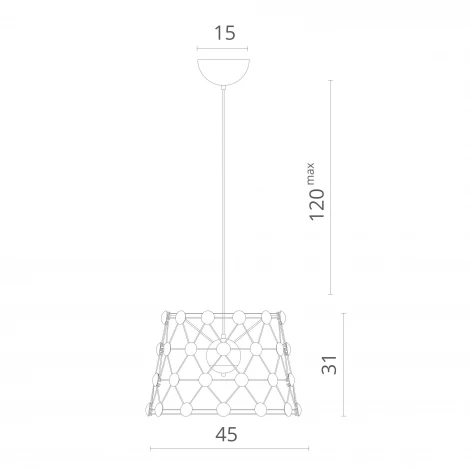 Подвесной светильник Divinare Cristallino 1609/02 SP-48