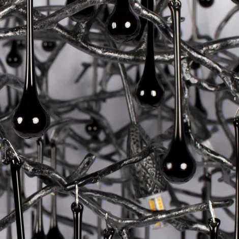 Подвесная люстра Loft It Bijout 10067/1500 BK (220V, на тросе, ветки)