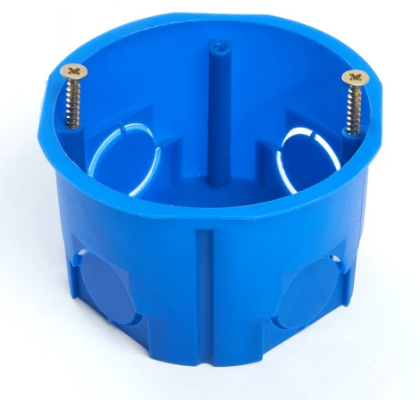 Подрозетник синий Stekker 39854