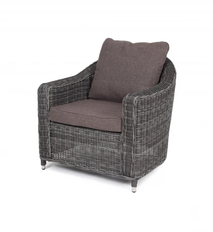 Кресло из искусственного ротанга, цвет графит 4SIS Кон Панна YH-C1808W graphite