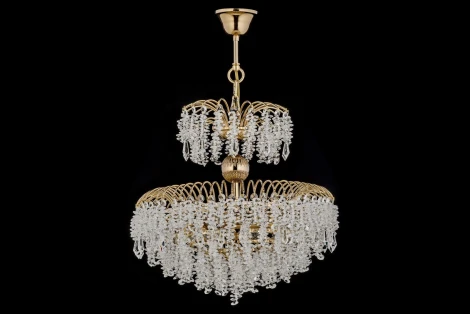 Подвесная люстра Arti Lampadari Bronte E 1.5.60.106 G (220V, хрусталь, на цепи)