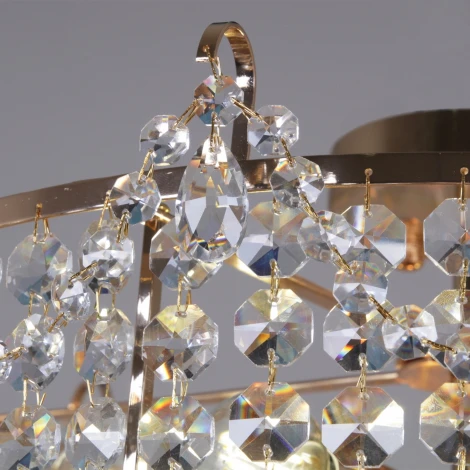 Потолочная люстра хрустальная на штанге Reluce 90192-0.3-08 FGD (220V)