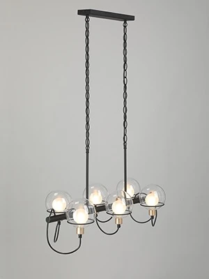 Подвесная люстра Vitaluce V2862-1/6 (220V, на цепи, шар)