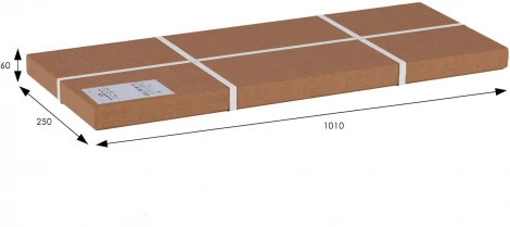 Вешалка костюмная Дэви 2 металлик/дуб сонома от фабрики Mebelik