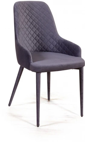 Стул Douglas ромб, бархат серый 27 Top Concept (21439)