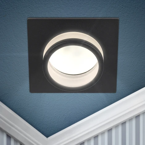 Встраиваемый точечный светильник ЭРА KL88 BK (12V)