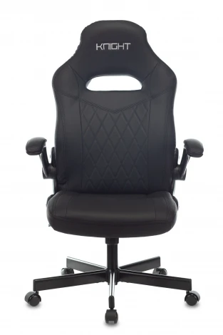 Кресло игровое Zombie VIKING 6 KNIGHT черный Diamond 600 эко.кожа с подголов. крестовина металл
